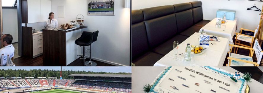 Volltreffer im KSC-Stadion