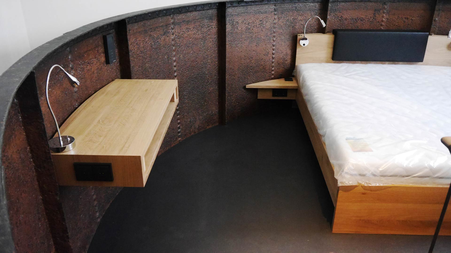 Innenausbau auf kleinstem Raum: Die Tower Suite hat alles, was es braucht.