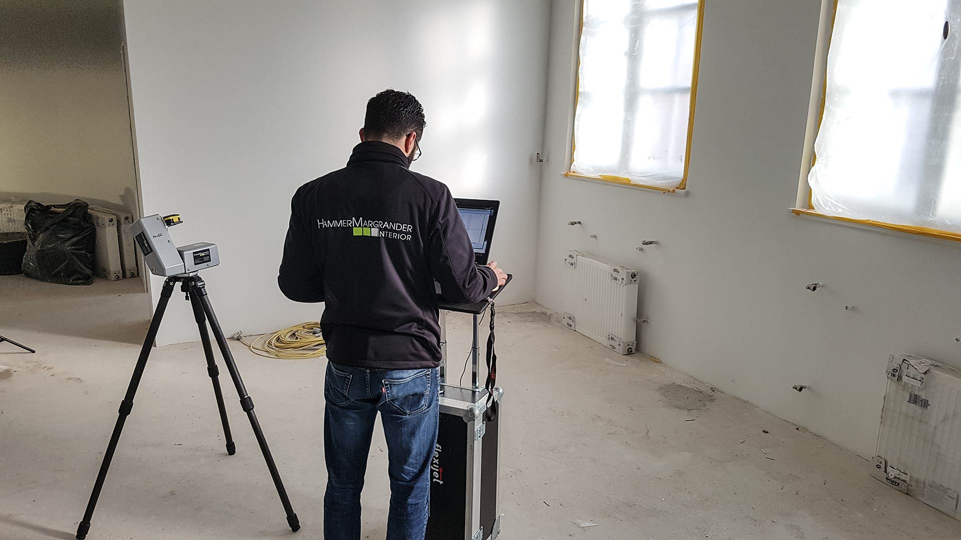 Durch 3D-Scan-Technologie können wir das Aufmaß direkt an unser Zeichenprogramm übergeben