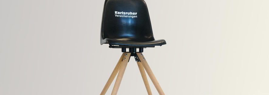 Aus KSC-Stadionsitzen werden Designerstühle