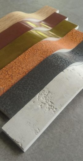 Mineralwerkstoff mit außergewöhnlichen Oberflächen