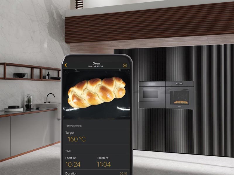 Mit FoodView können Sie den Gargrad Ihres Essens über Ihr Mobiltelefon im Blick behalten.