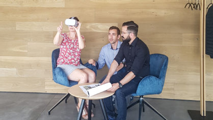 REPORT berichtet über VR im Handwerk am Beispiel Hammer Margrander Interior