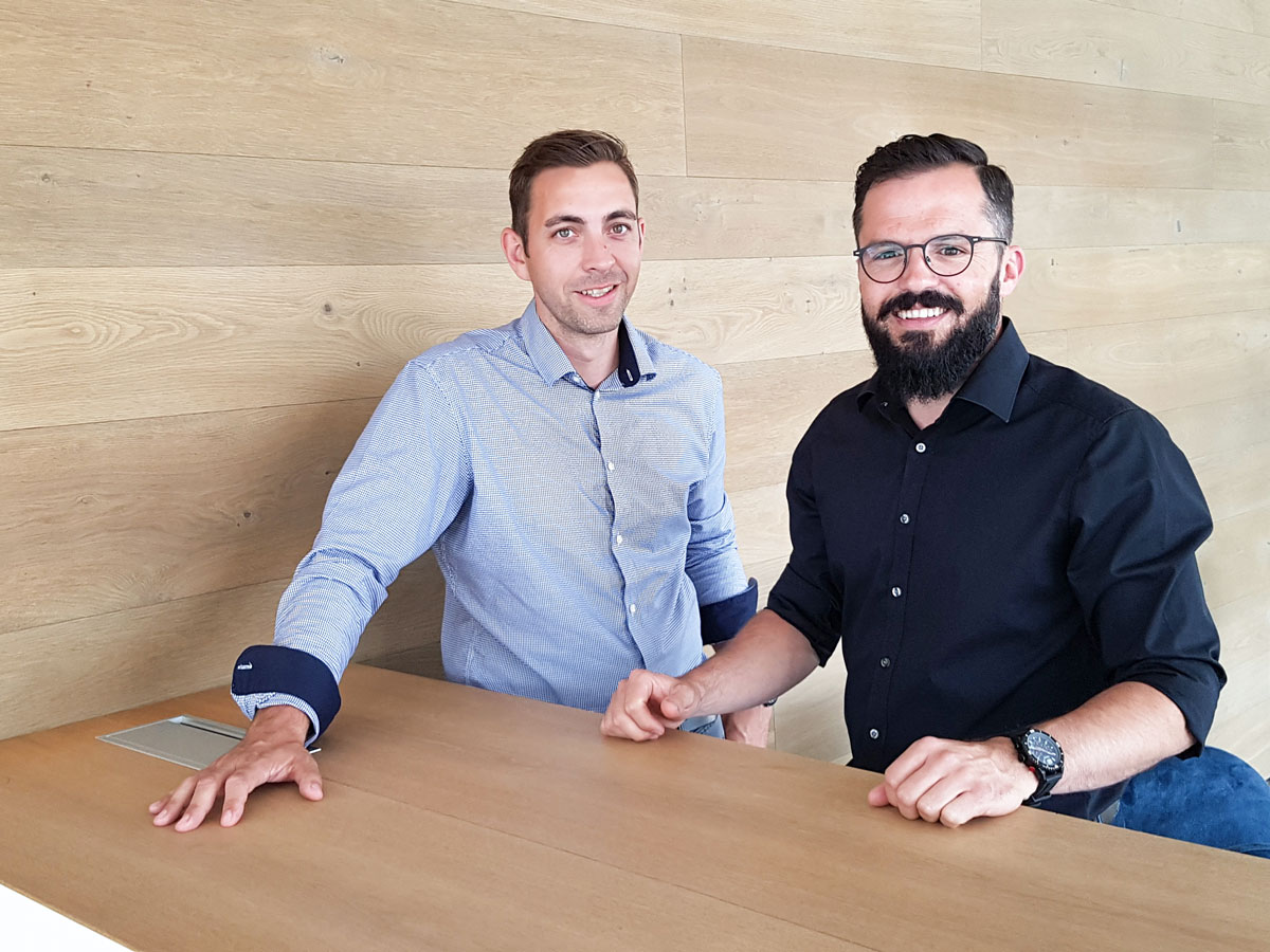 Dannny Hammer und Siegfried Margrander, die Geschäftsführer
