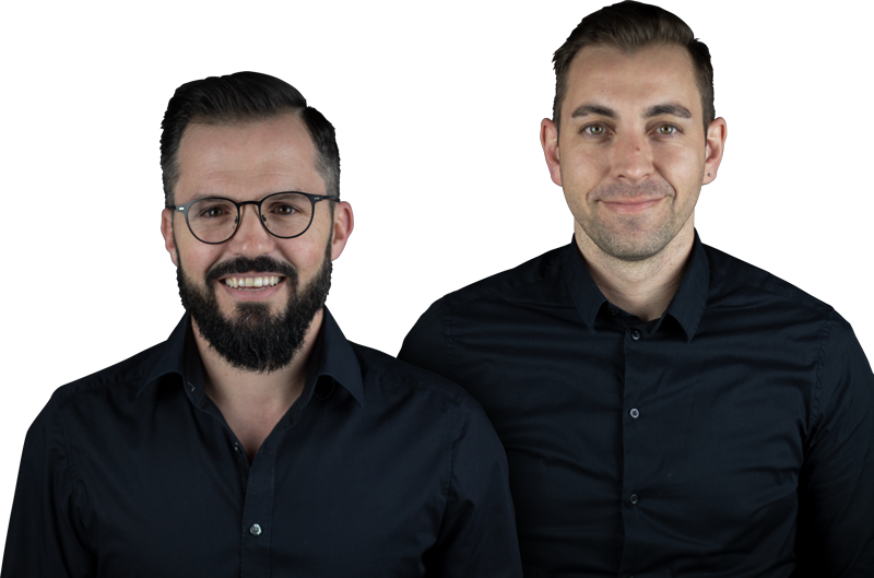 Danny Hammer und Siegfried Margrander, die Geschäftsführer von HMI Danny Hammer und Siegfried Margrander, die Geschäftsführer von HMI