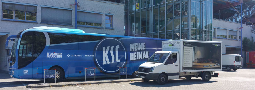 HMI im Wildparkstadion: Abriss der VIP-Loge