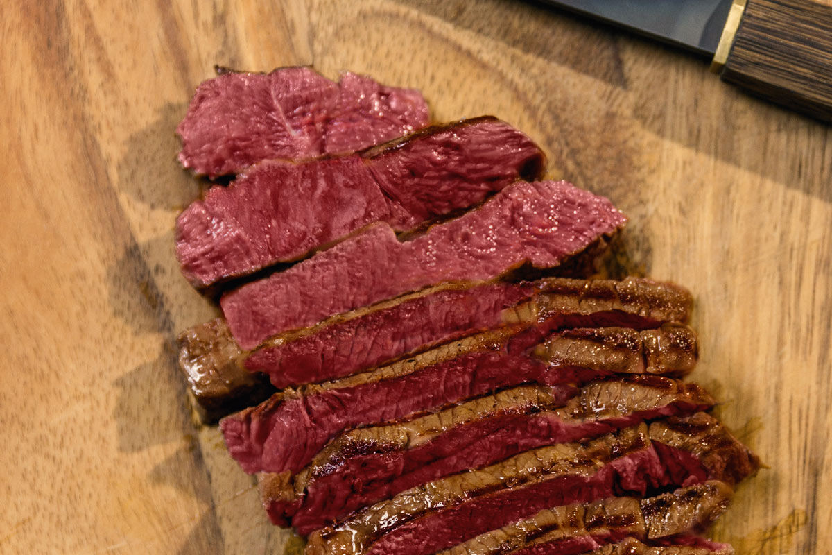 Wunderbar zartes Entrecôte dank der Sous-vide Methode