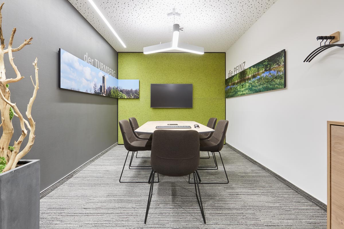 Büro-Geschäftsräume-Besprechungsraum-Volksbank-Karlsruhe-Durlach Besprechungsraum in der Volksbank Regionalfiliale Karlsruhe Durlach