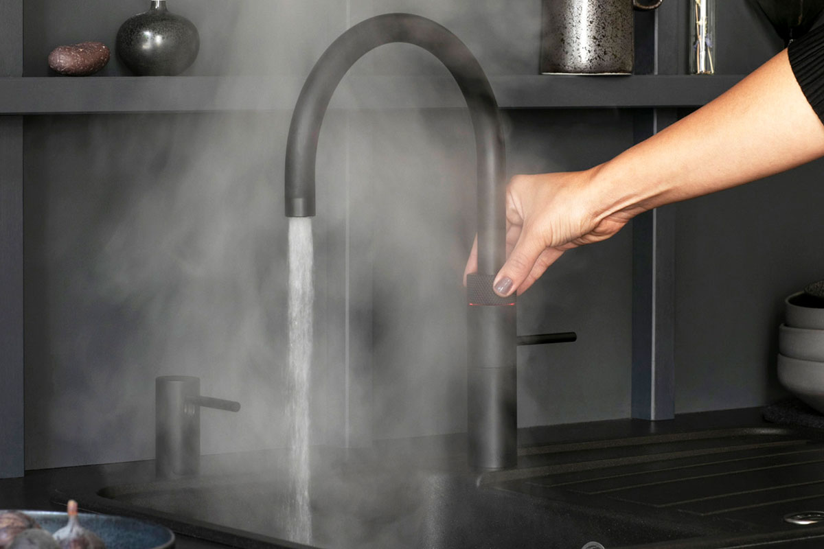 Am Quooker Kochendwasserhahn kann man sich tatsächlich kaum verbrennen