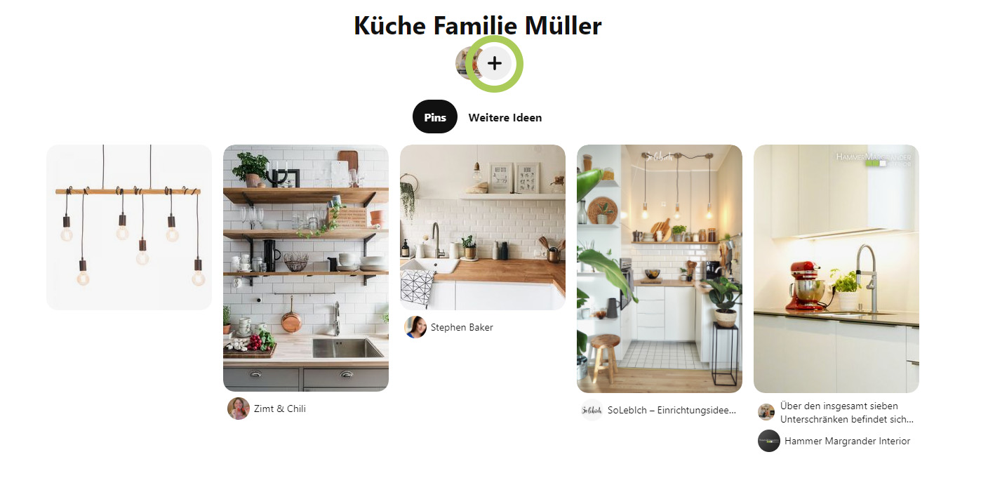 Mitpinner hinzufügen 1