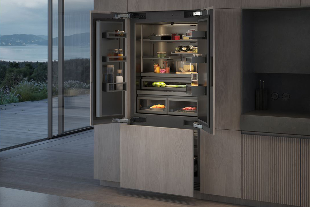 Gaggenau Kühlschrank schwarz French Door