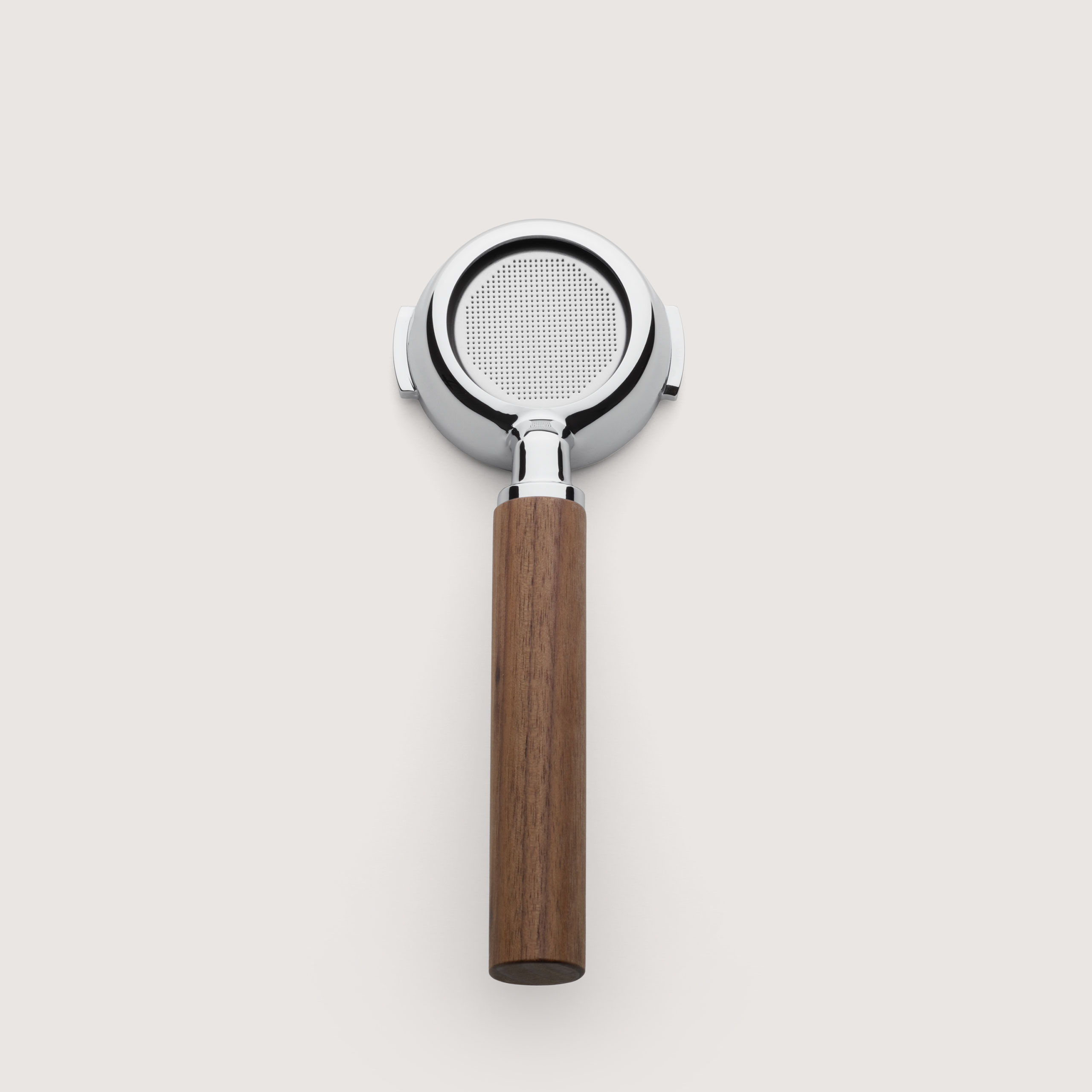 LIGRE Bodenloser Siebträger walnut