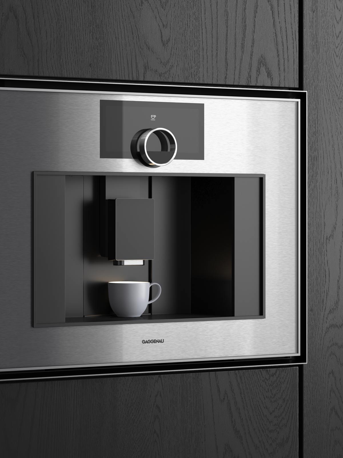 Einbau-Kaffeevollautomat aus der Serie Expressive