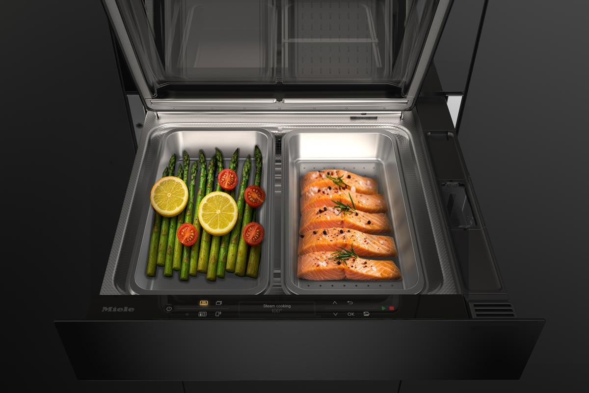 Die neue Dampfgarschublade von Miele