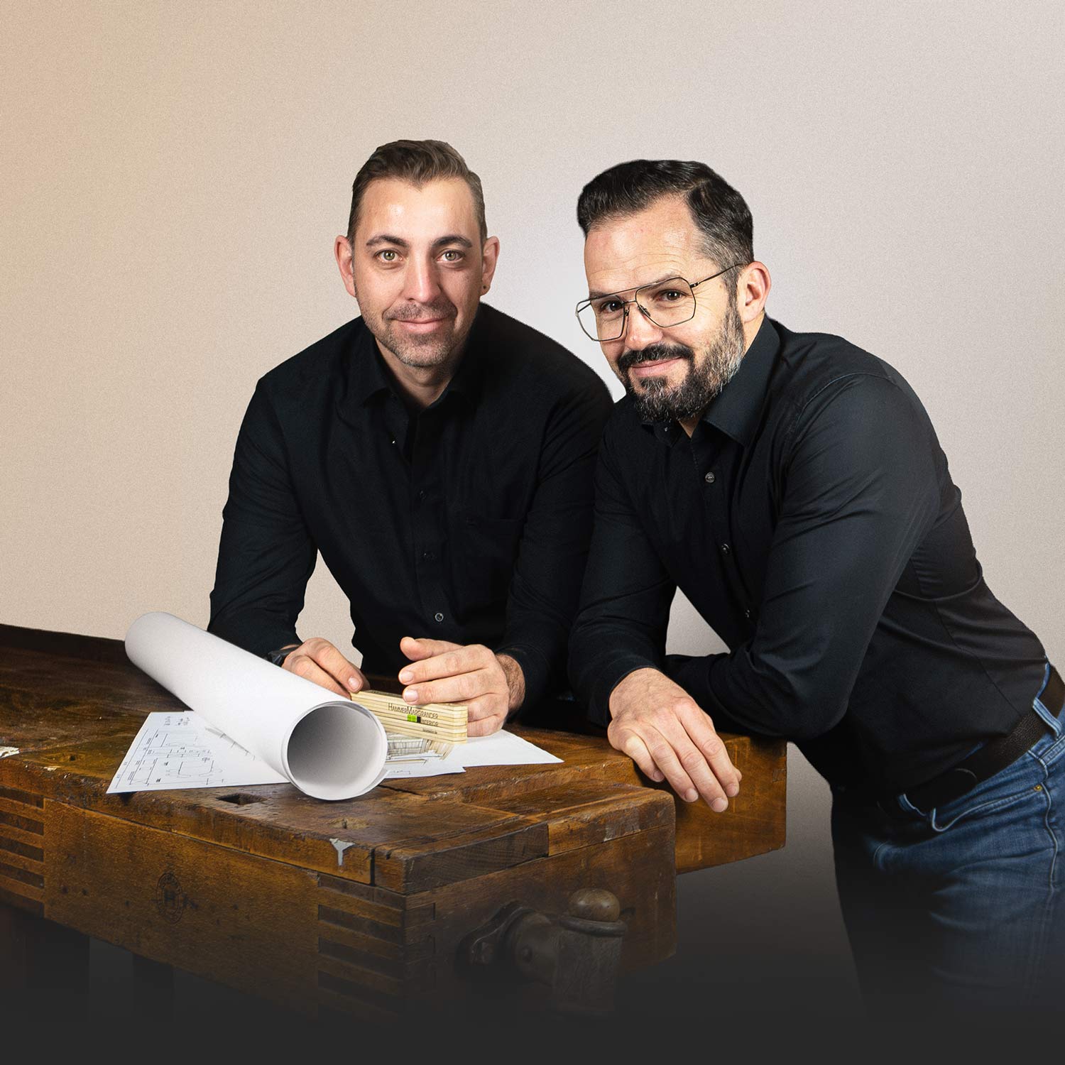 Die Geschäftsführer Danny Hammer und Siegfried Margrander