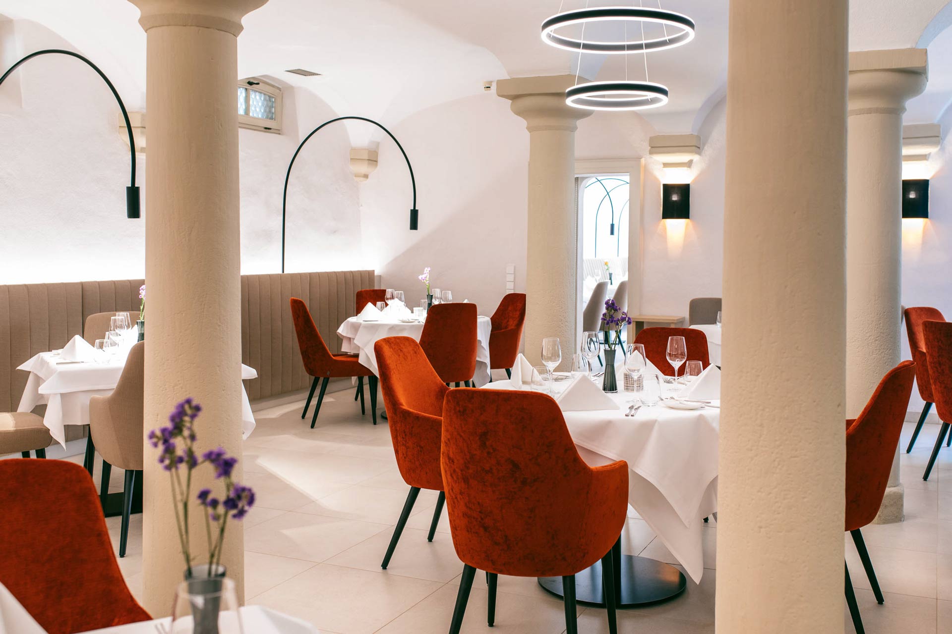 Das Gastraum-Gewölbe im Atable