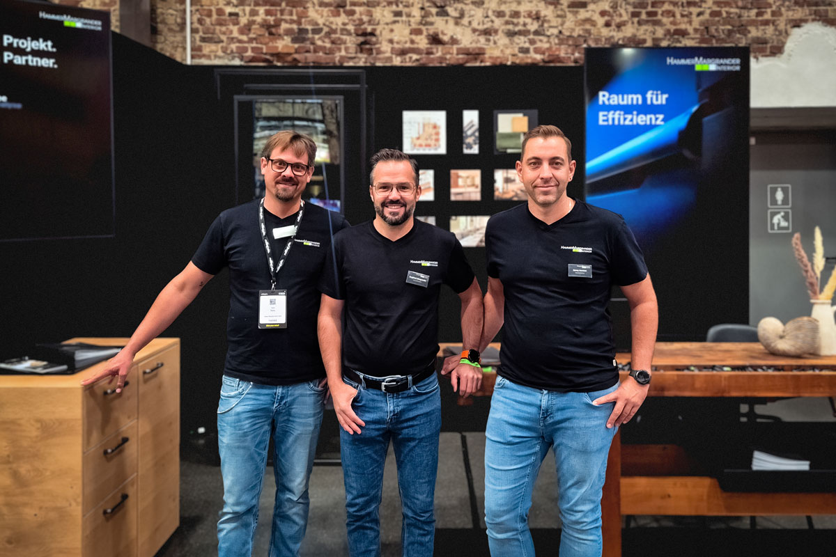 Unser Rolling Pin Convention-Team 2026: Florian Reuter, Siegfried Margrander und Danny Hammer